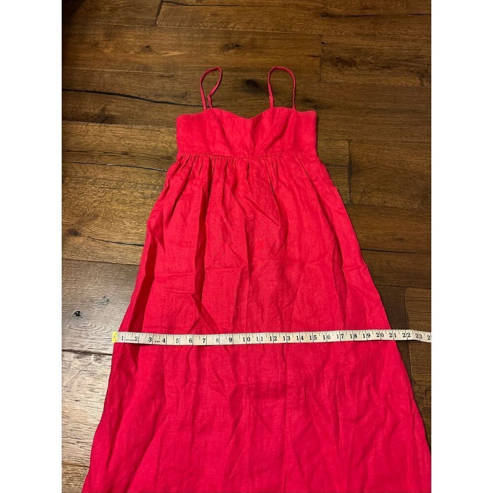 Reformation pink linen midi dress 2 - Picture 7 of 7